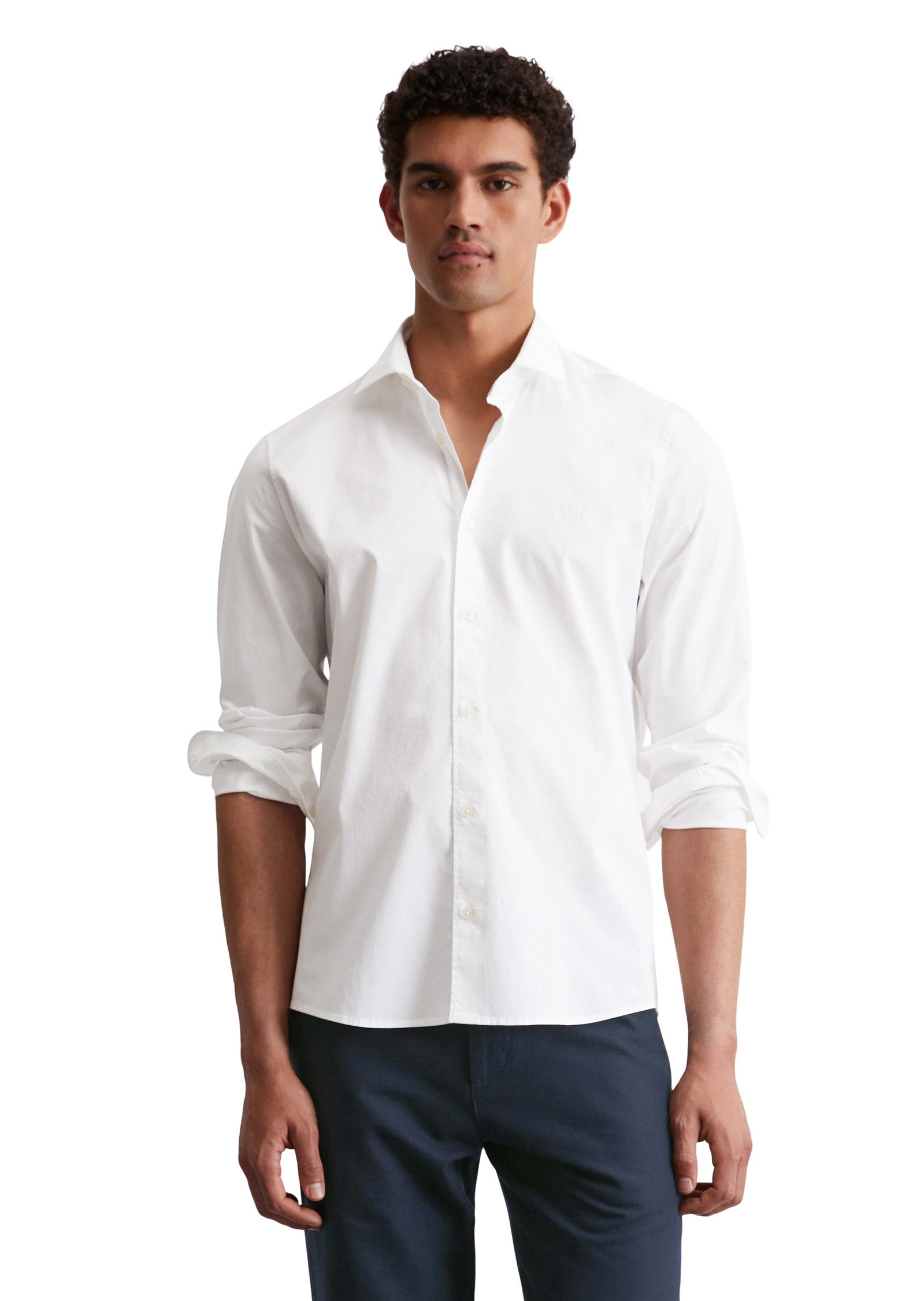 Marc O'Polo Langarmhemd körpernahe Form günstig online kaufen