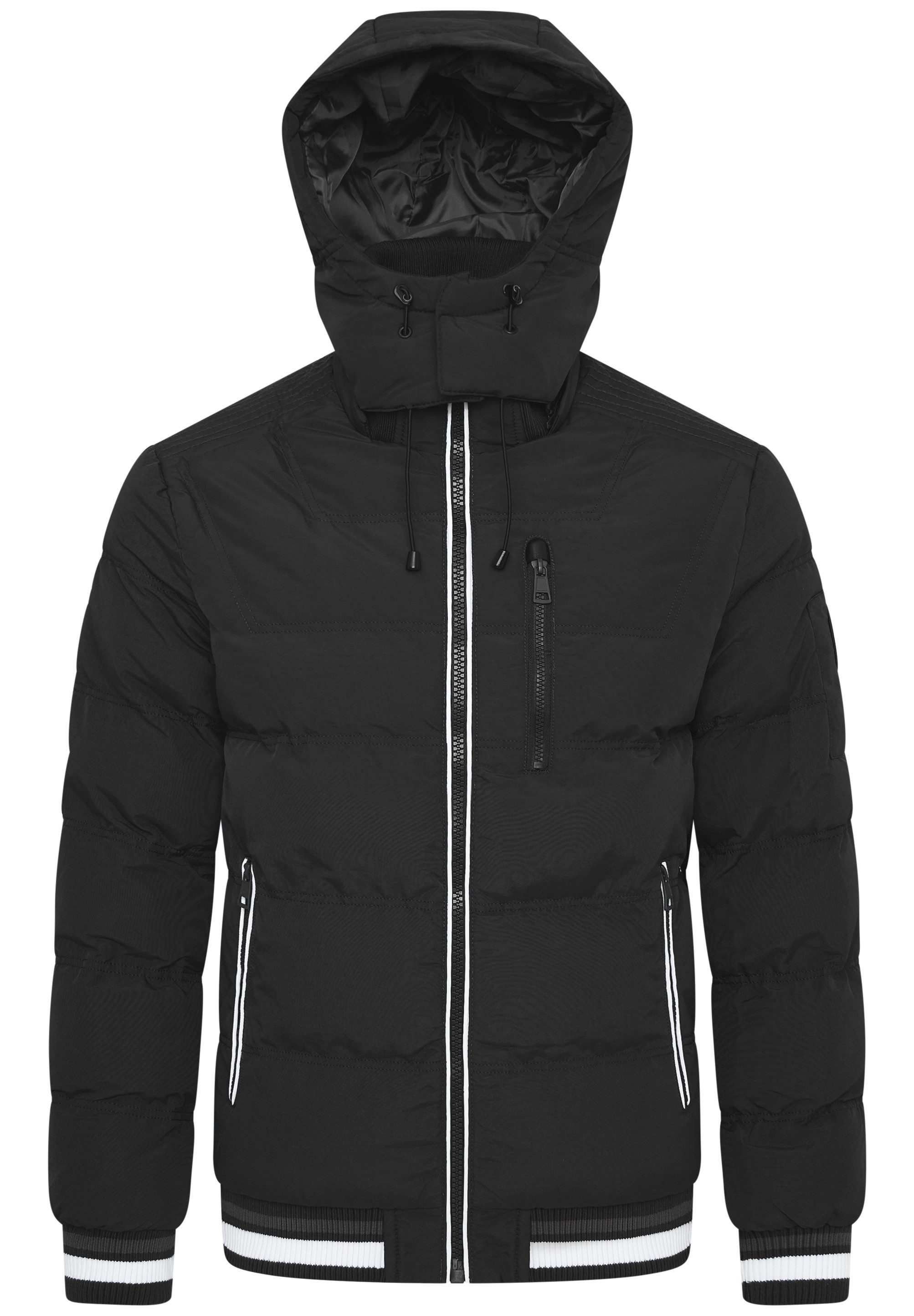 OneRedox Winterjacke ORNUUK Herren warme Pufferjacke Steppjacke Windbreaker – Bild 4 von 5
