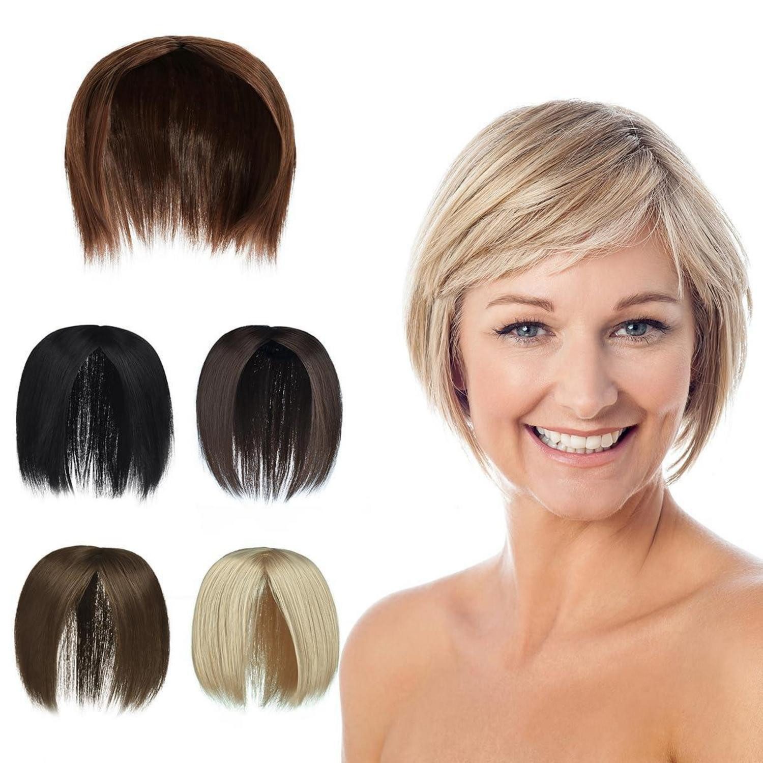 LuxusKollektion Toupet Haar Topper 3 15 cm 30H33# Dunkelrotbraun gemischt mit Hellrotbraun