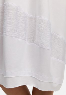 Kekoo Ballonkleid Kleid mit O-Linie Silhouette aus Leichtem & weichem Viskosestretch