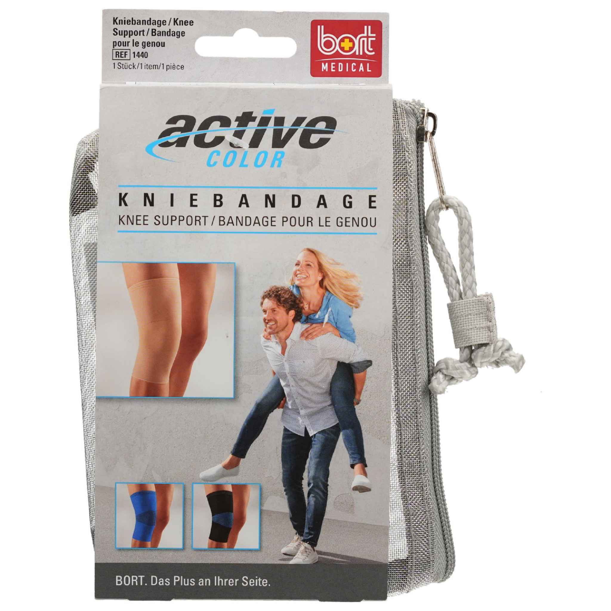 Bort GmbH Kniebandage BORT ActiveColor Kniebandage M blau