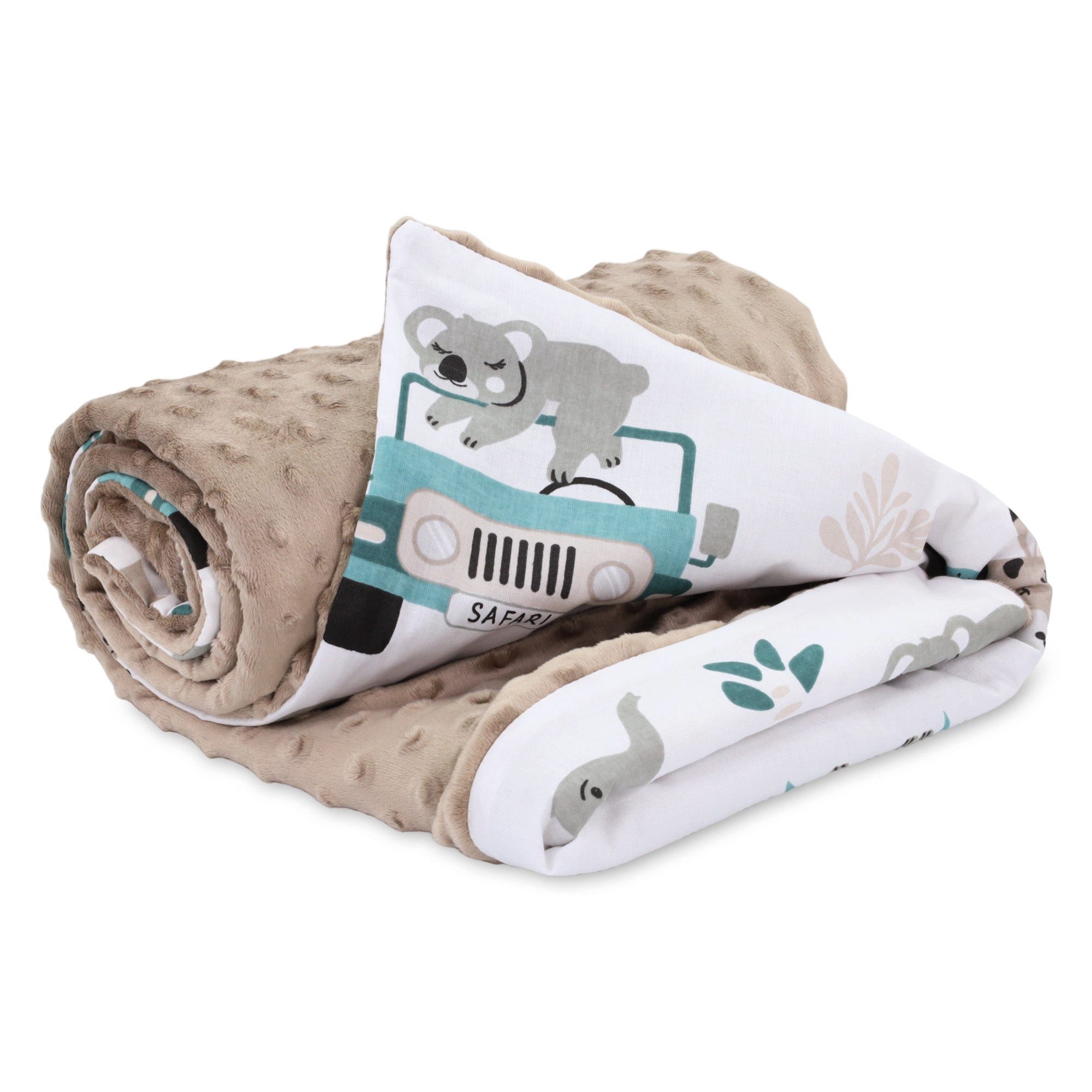 Wohndecke Babydecke Sommerdecke mit Minky 75x100 günstig online kaufen