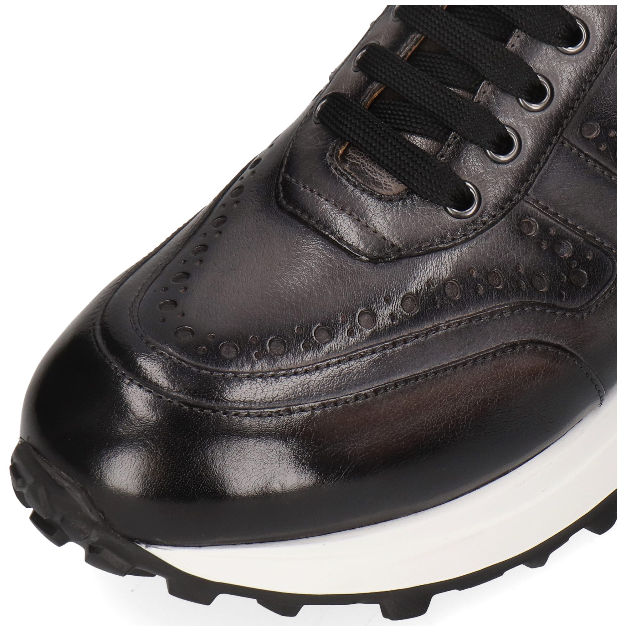 Melvin & Hamilton Richmond 1 Leder-Sneakers für Herren Sneaker Plateausohlen, Echtes Leder, Herausnehmbare Innensohle
