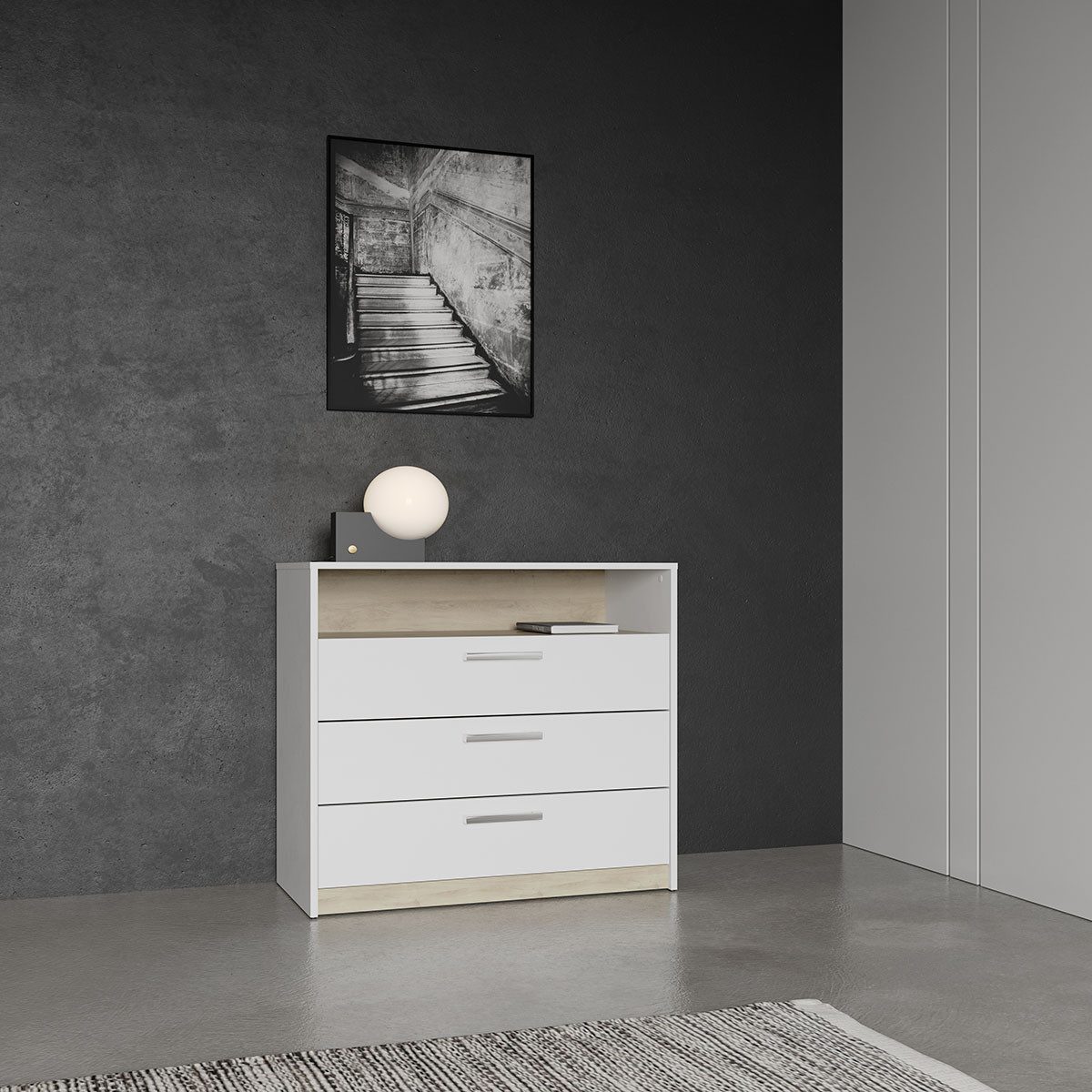 Demeyere GROUP Kommode Meubles Watson, Kommode 6 Schubladen 2 Ablagen