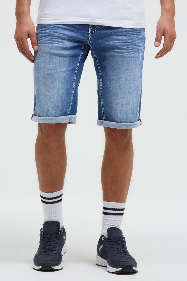 CAMP DAVID Jeansshorts mit zwei Leibhöhen