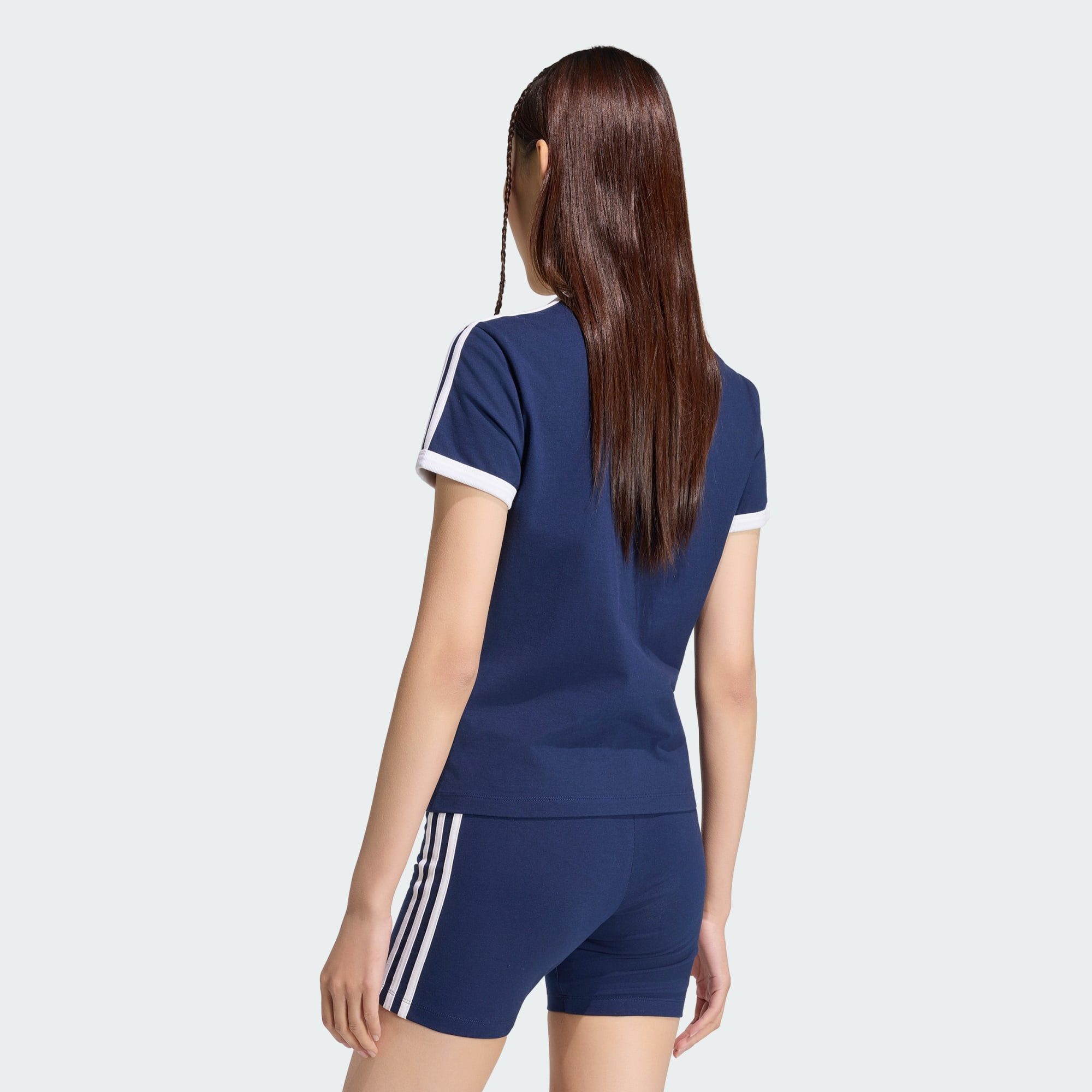 adidas Originals T-Shirt 3-STREIFEN T-SHIRT, SCHMAL GESCHNITTEN (1-tlg)