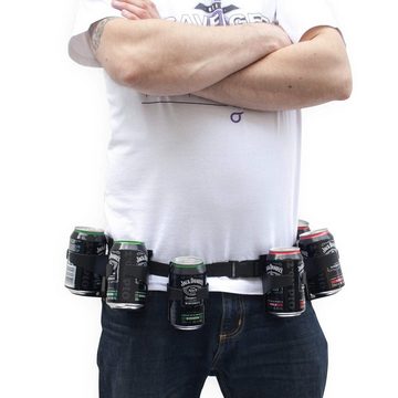 Goods+Gadgets Trinkgürtel »Bier-Holster Bierflaschen-Halter Biergürtel Flaschenhalter (Biergürtel 6-Fach)«