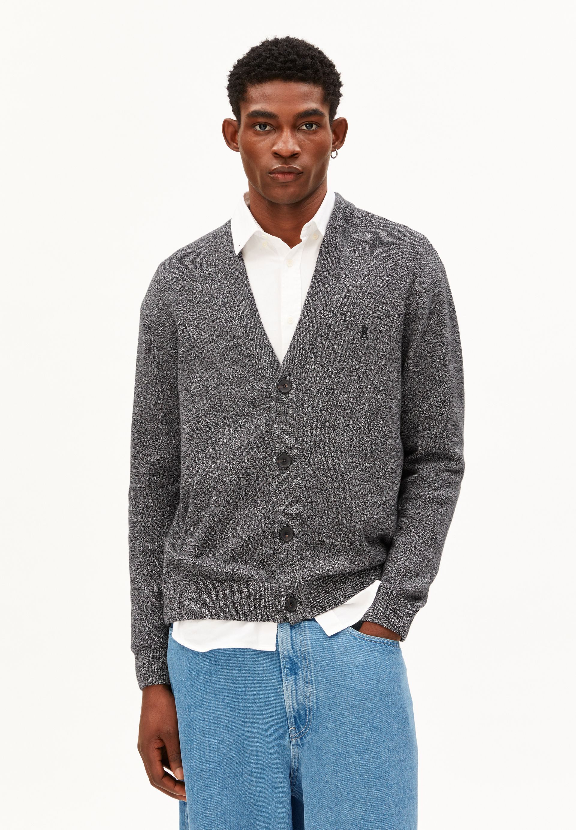 Armedangels Strickpullover MOULINE Cardigan aus 100% Bio-Baumwolle Regular Fit