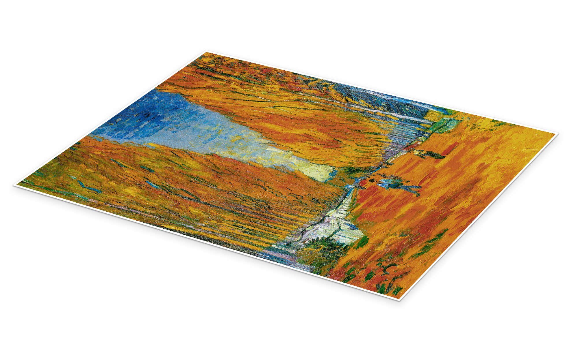 Posterlounge Wandbild L'Allee des Alyscamps, Vincent van Gogh, erhältlich als Poster, Leinwandbild, Wandsticker oder Acrylglasbild