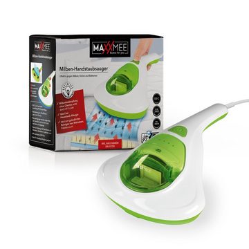 MAXXMEE Matratzenreinigungsgerät Milben-Handstaubsauger mit UV-C Licht, 300,00 W, limegreen
