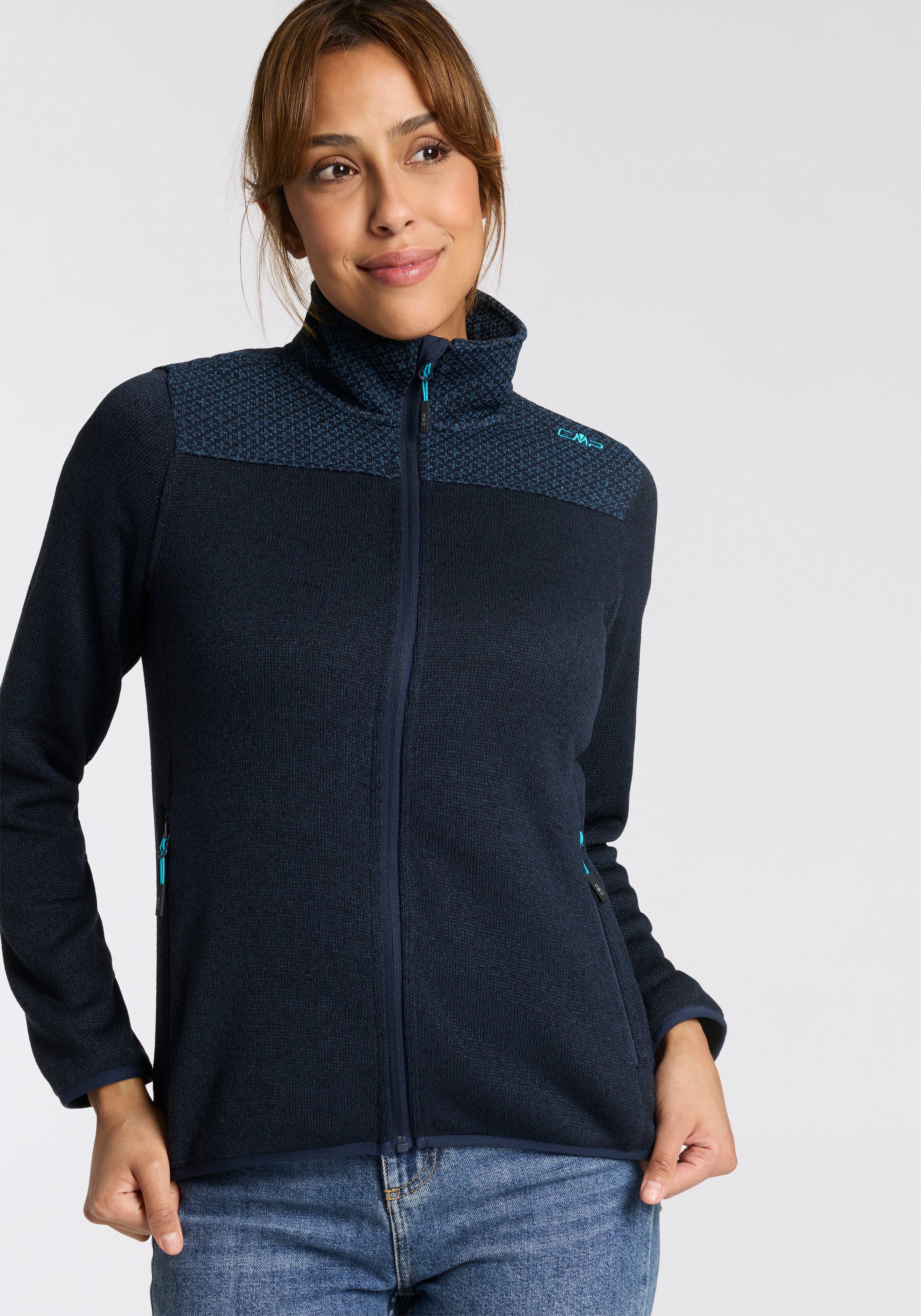 Strickjacke Strickfleecejacke