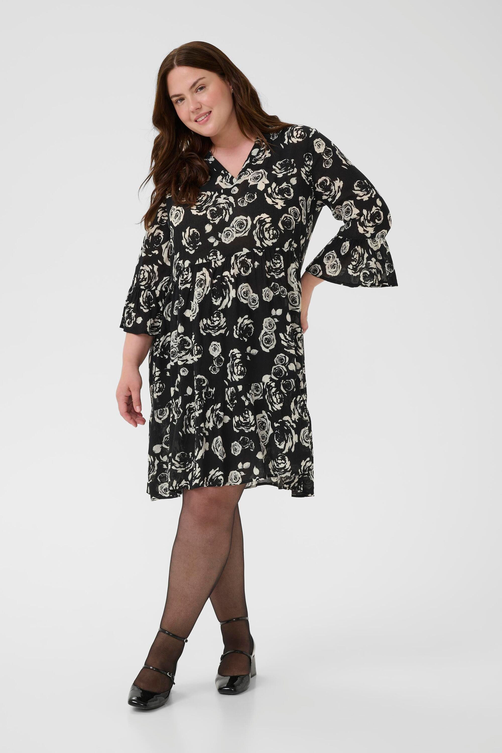 KAFFE Curve Blusenkleid Kleid KCedina Große Größen – Bild 2 von 5