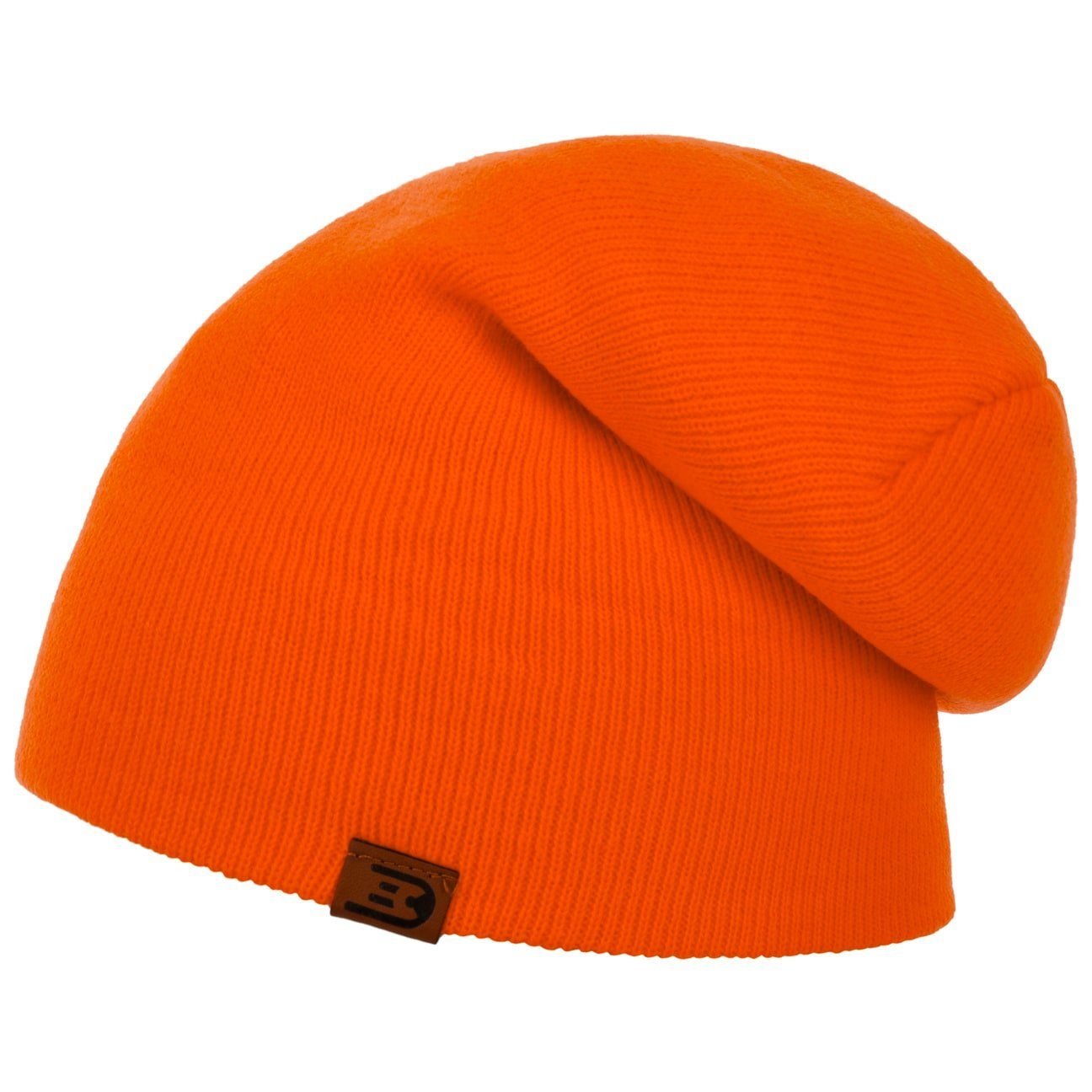 mit Strickmütze CapUniverse orange Umschlag Beanie (1-St)