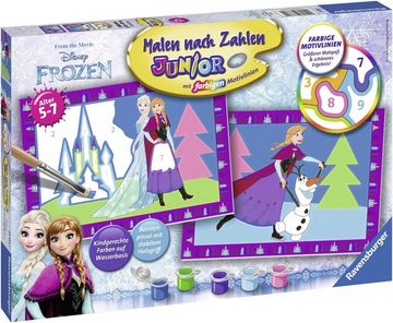 Ravensburger Malen nach Zahlen Junior, Disney Frozen, Die Eiskönigin, Made in Europe, FSC® - schützt Wald - weltweit