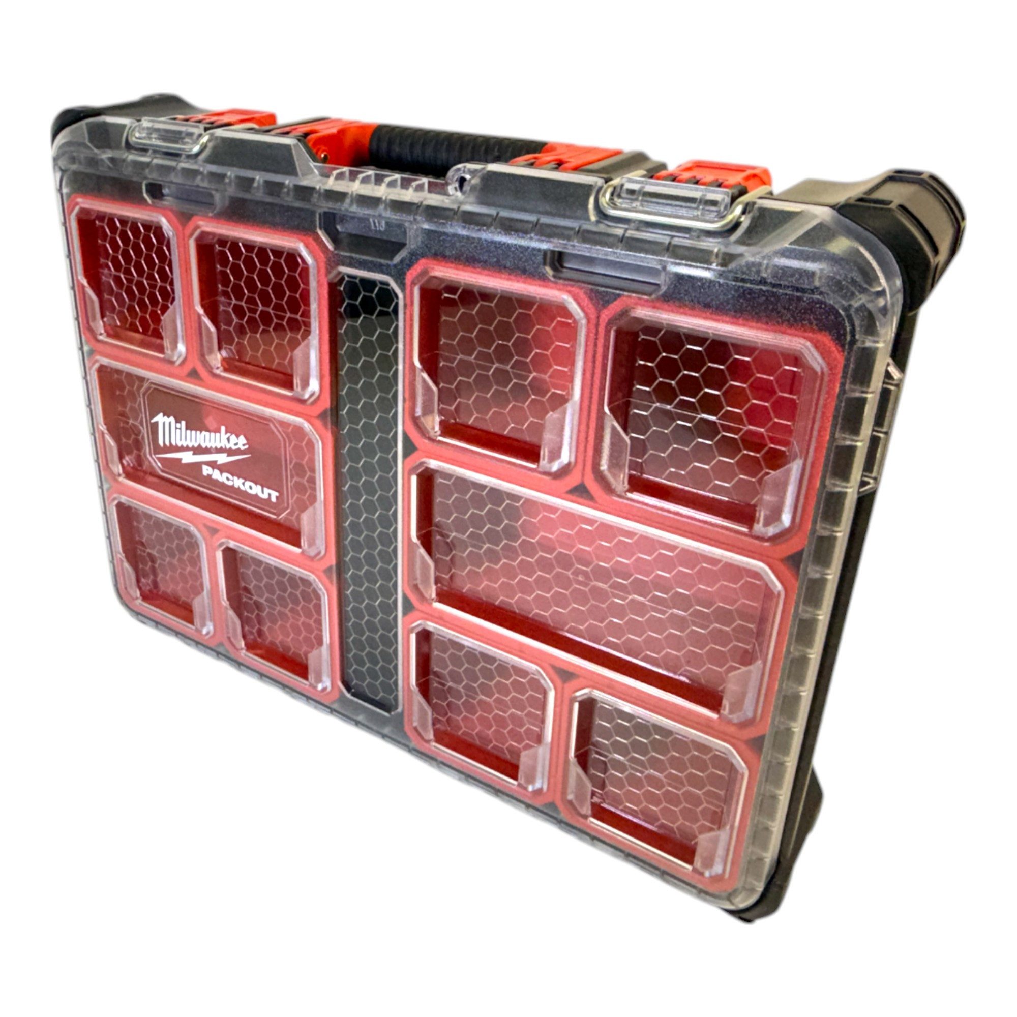 Milwaukee Werkzeugkoffer PACKOUT Organizer stapelbar 500 x 386 x 117 mm (4932464082)