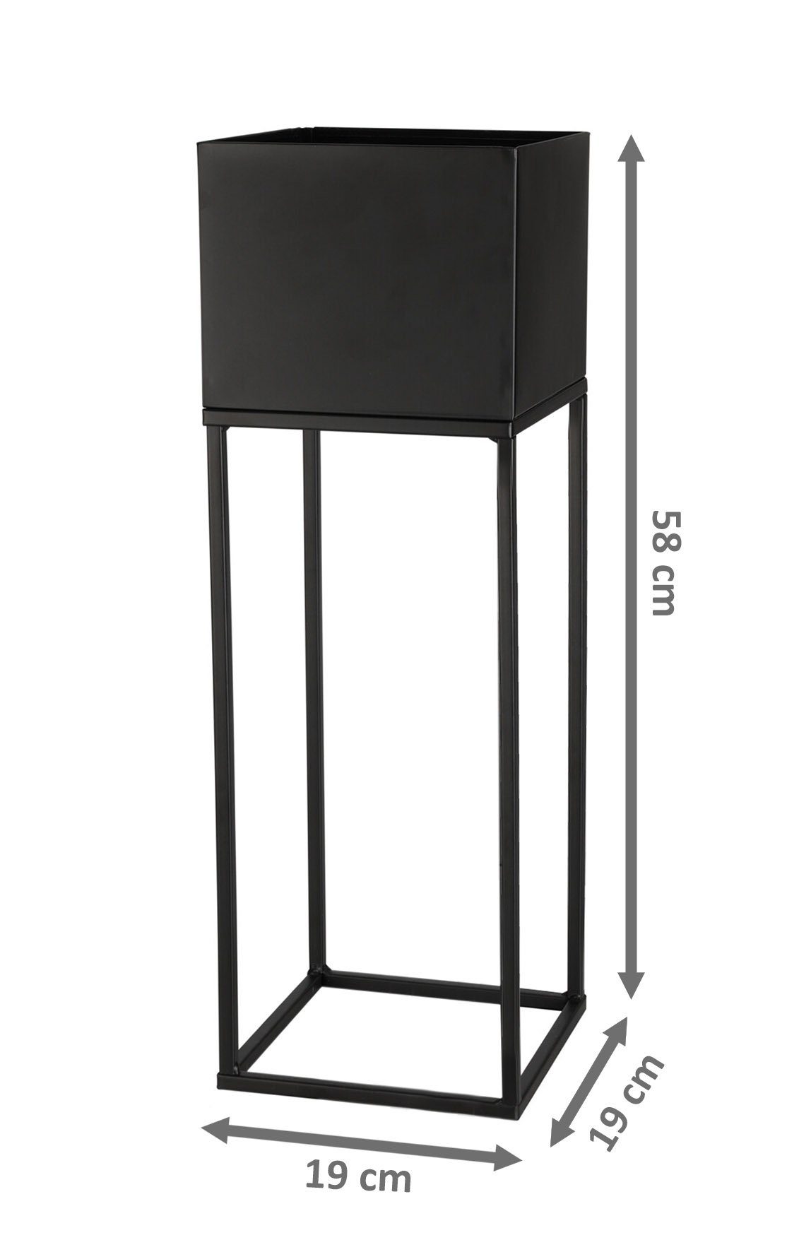 Spetebo Blumenständer Garten Metall Blumentopf 2er günstig online kaufen