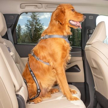 kurgo Autohundegeschirr Autositz Verbindung (ISOFIX kompatibel) schwarz/grau