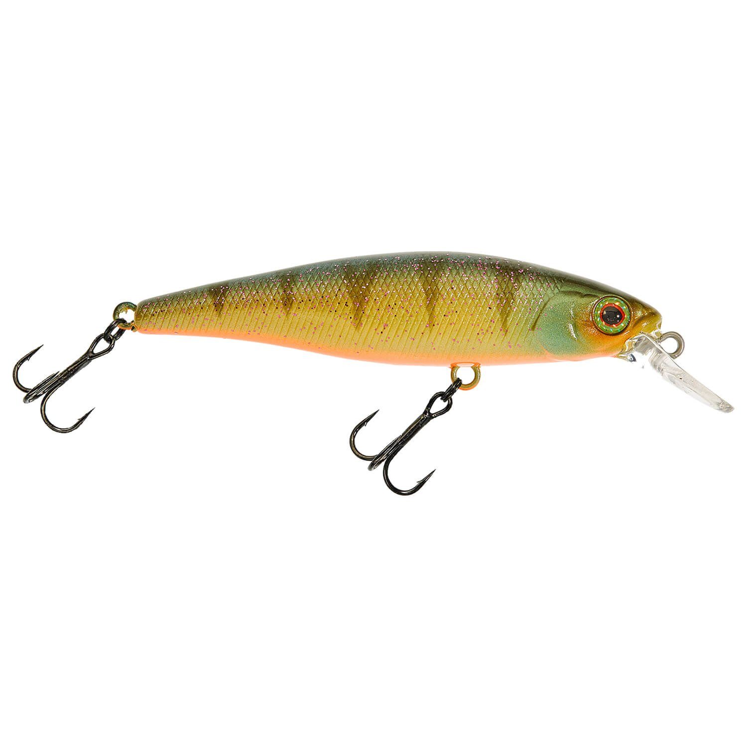 Illex Kunstköder Illex Squad Minnow 95 SP Wobbler 14g schwebend, (1-St) Agressive Perch