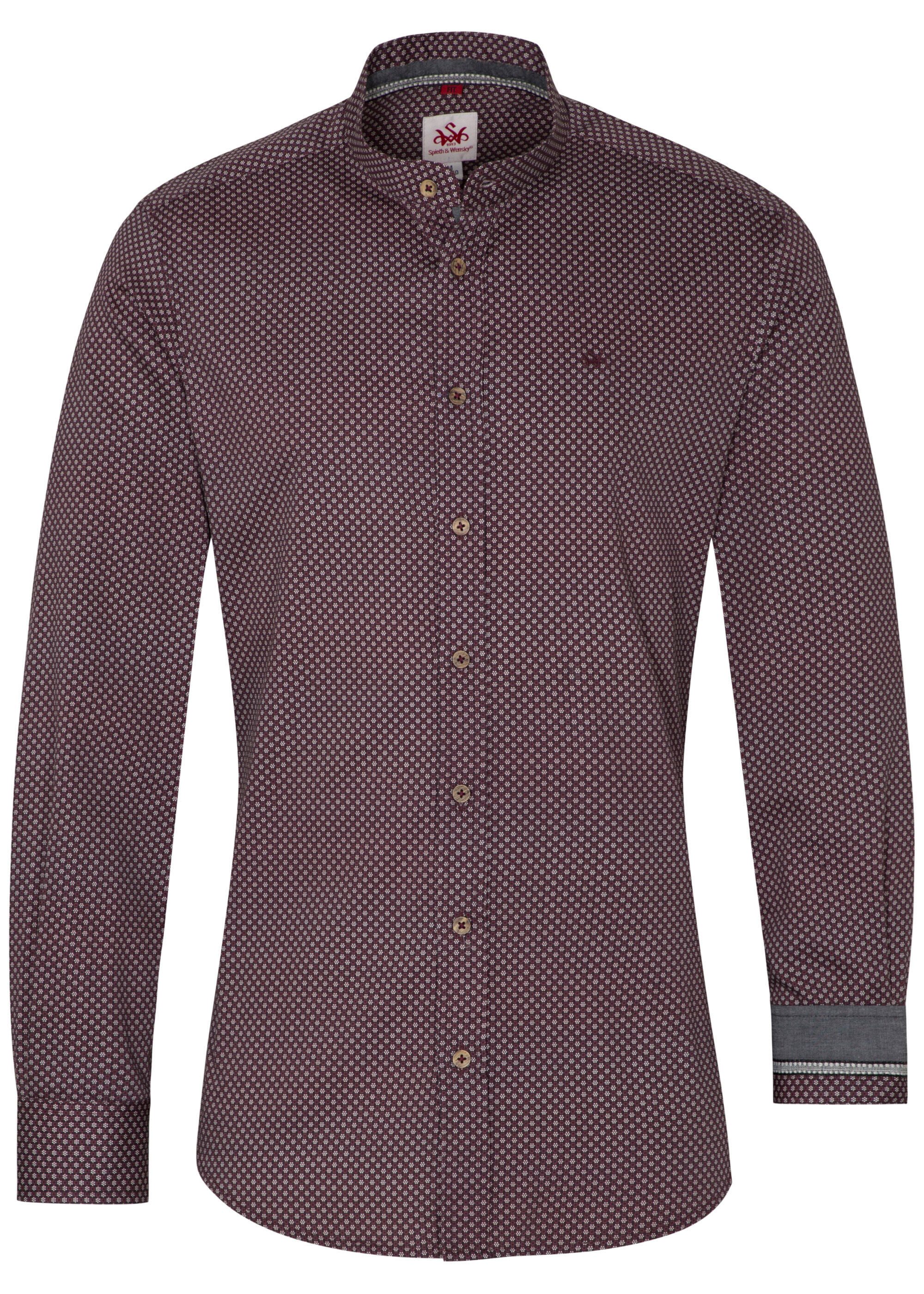 Spieth & Wensky Trachtenhemd Greding mit Stehkragen günstig online kaufen