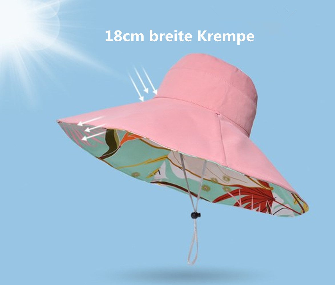 XDeer Sonnenhut Sonnenhut Damen, Sonnenschutz Sommerhut für Damen Breite Krempe Outdoor Gartenhut