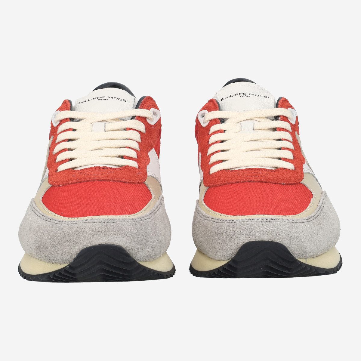 PHILIPPE MODEL Philippe Model BLVILLE LOW, Sneaker, Rot, kombiniert, Herren Sneaker