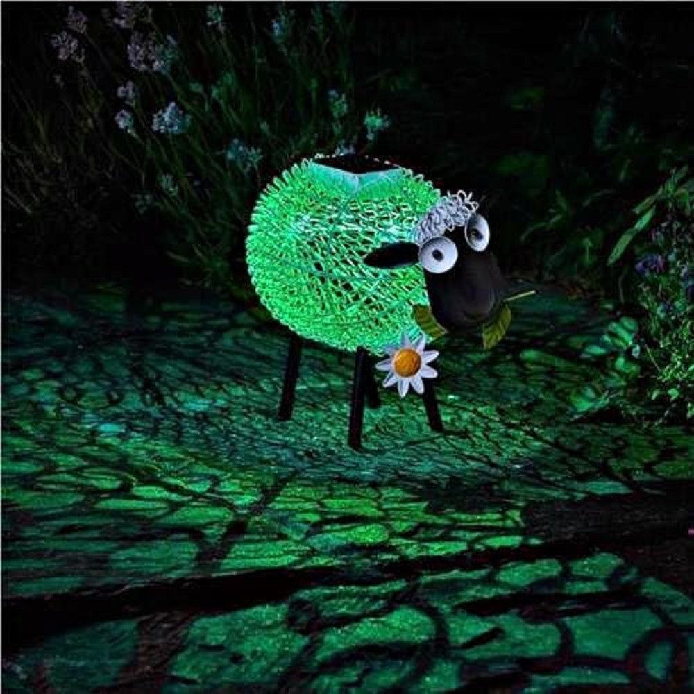 Smart Garden LED Solarleuchte Solar-Silhouette Schaf "Dolly" aus Metall, Solarleucht, Garten, LED fest integriert – Bild 4 von 5