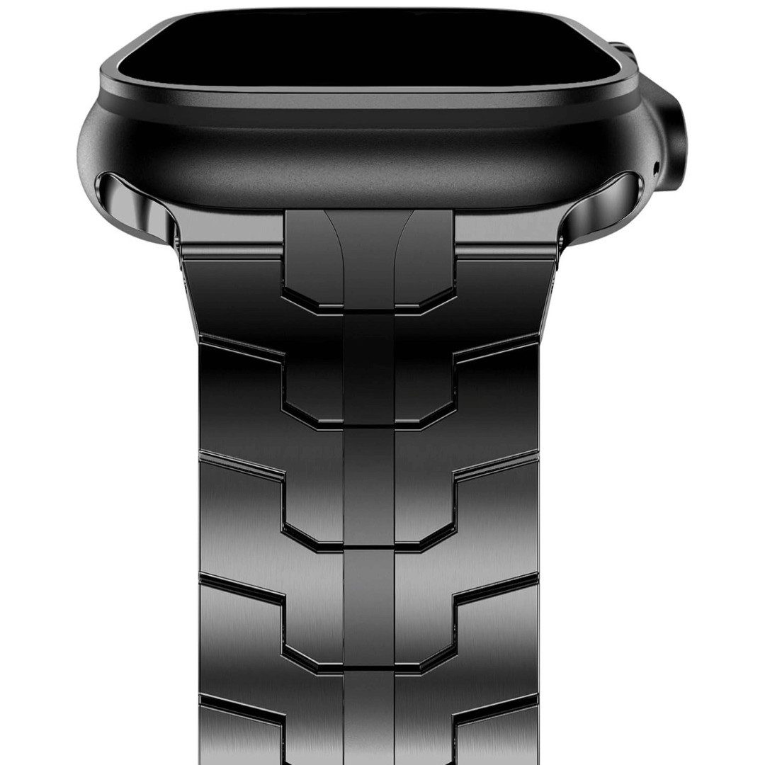 SmartUP Smartwatch-Armband für Apple Watch 11-1 / SE Ultra Titan Metall Ede günstig online kaufen