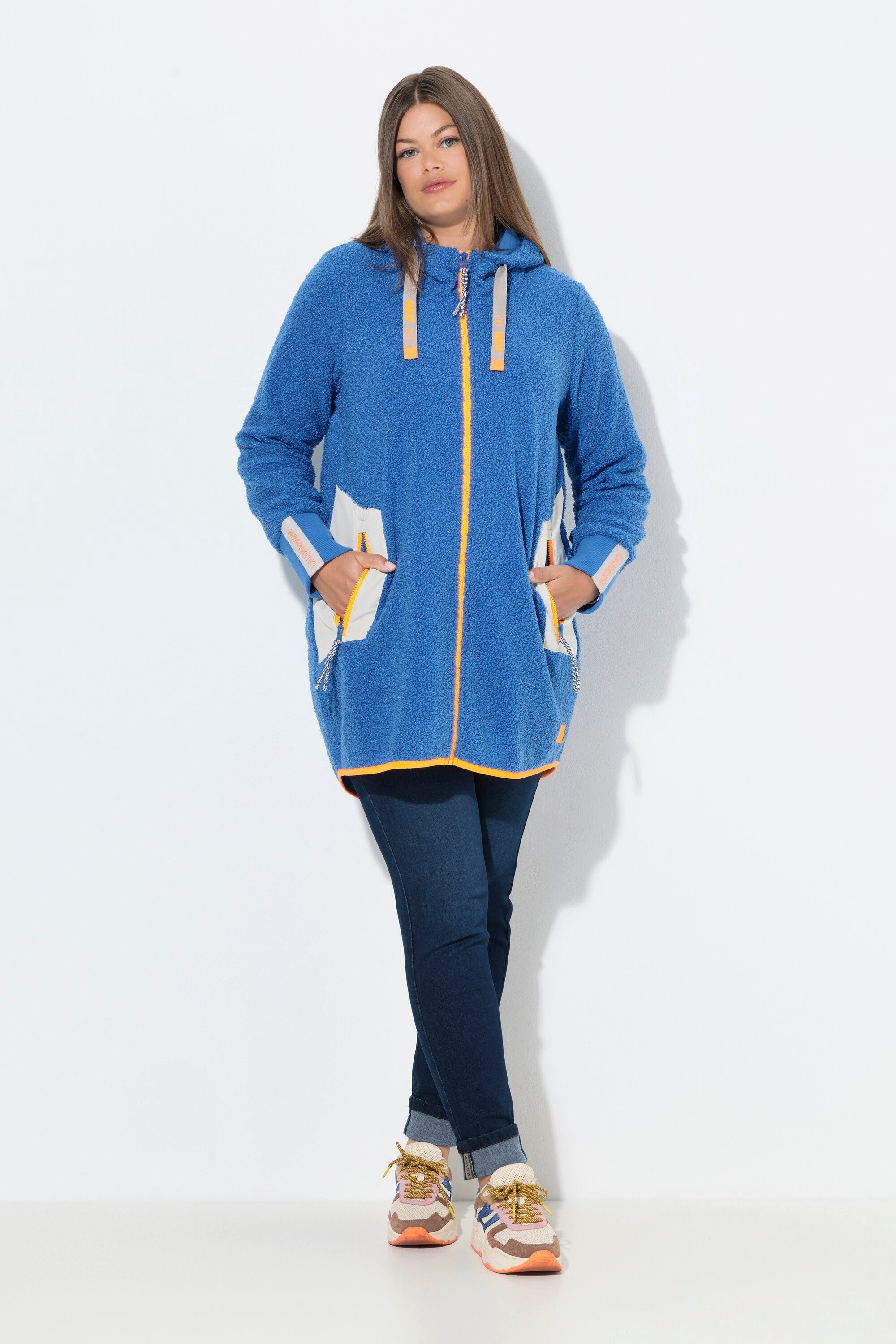 Laurasøn Sweatjacke Teddy-Sweatjacke Langarm Kapuze günstig online kaufen