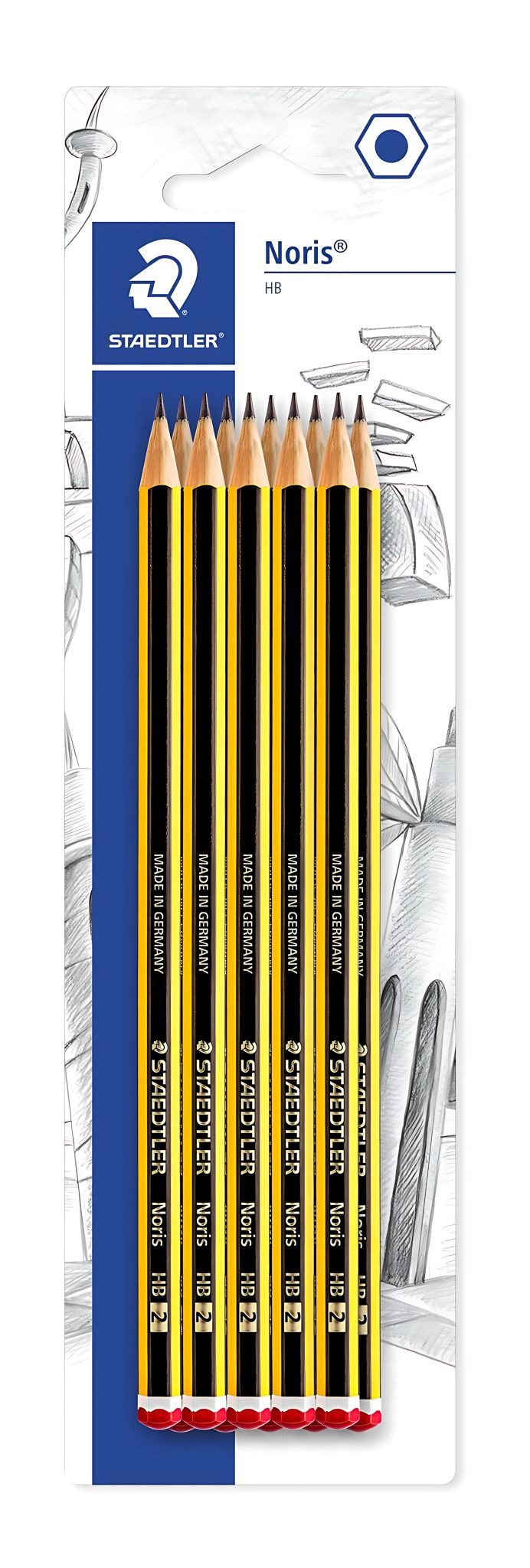 STAEDTLER Bleistift Staedtler Bleistift Noris HB x10 BK 100% PEFC
