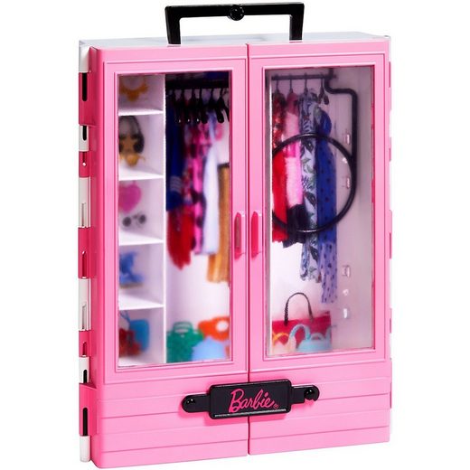 Mattel® Anziehpuppe »Barbie® Fashionistas Traum-Kleiderschrank, Barbie«