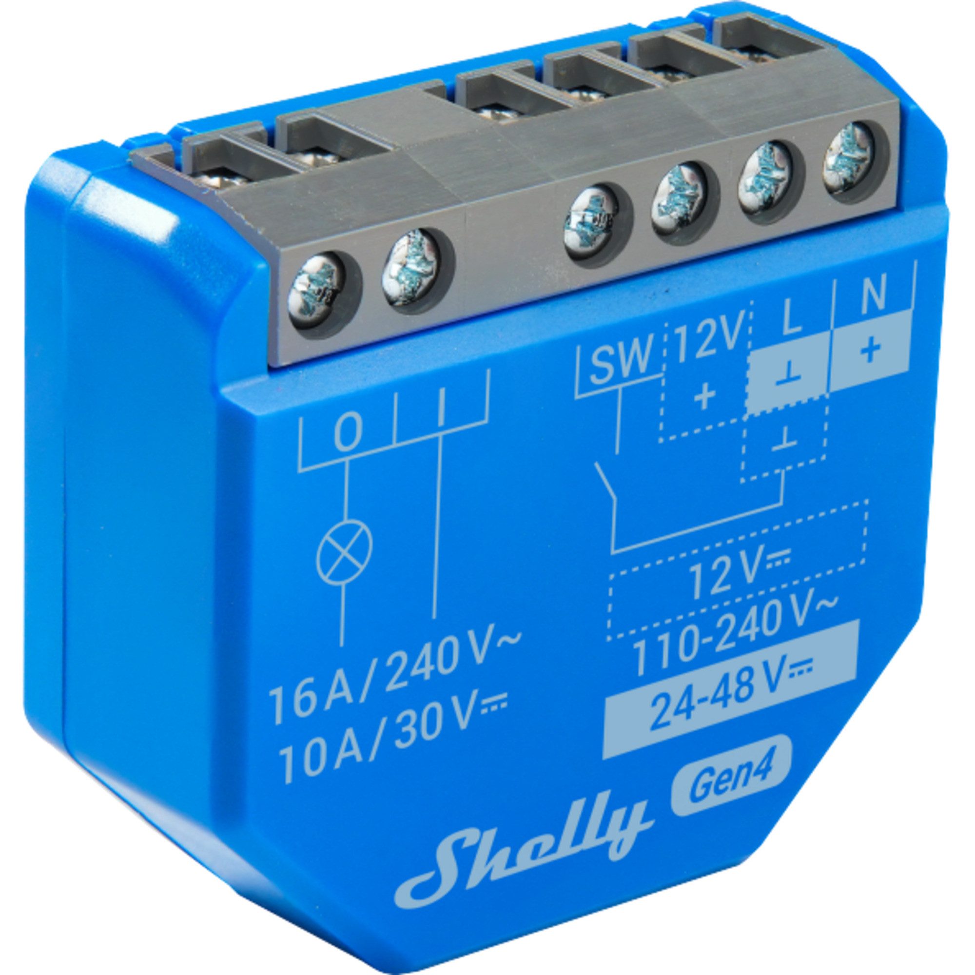 Shelly Relais-Modul Shelly 1 Gen4, Relais, (4er Pack)