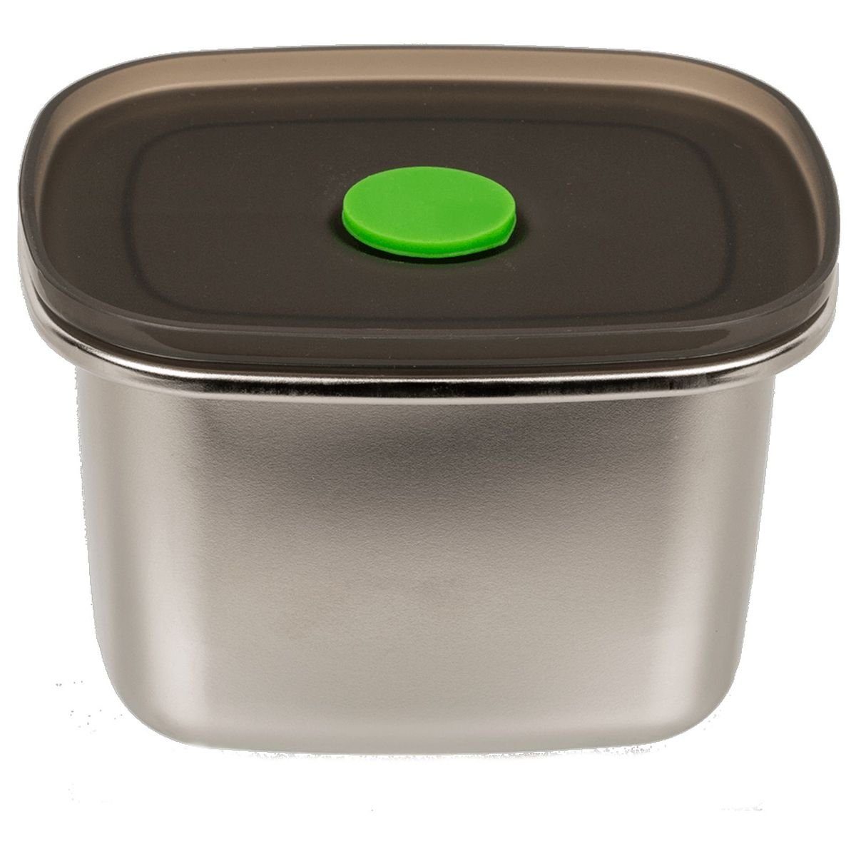 OOTB Lunchbox Brotbox aus Edelstahl mit Vakuumverschluss in Silber Aufbewahrungsdose, Edelstahl, Kunststoff, (450-tlg), mit Vakuumverschluss