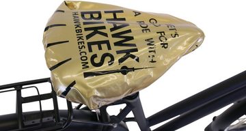 HAWK Bikes Trekkingrad HAWK Trekking Lady Premium Plus Black, 24 Gang microSHIFT, für Damen und Herren
