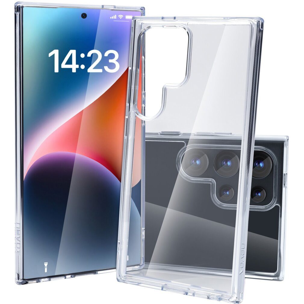 nevox Handyhülle StyleShell SHOCKFlex (transparent, Samsung Galaxy S24 Ultra)