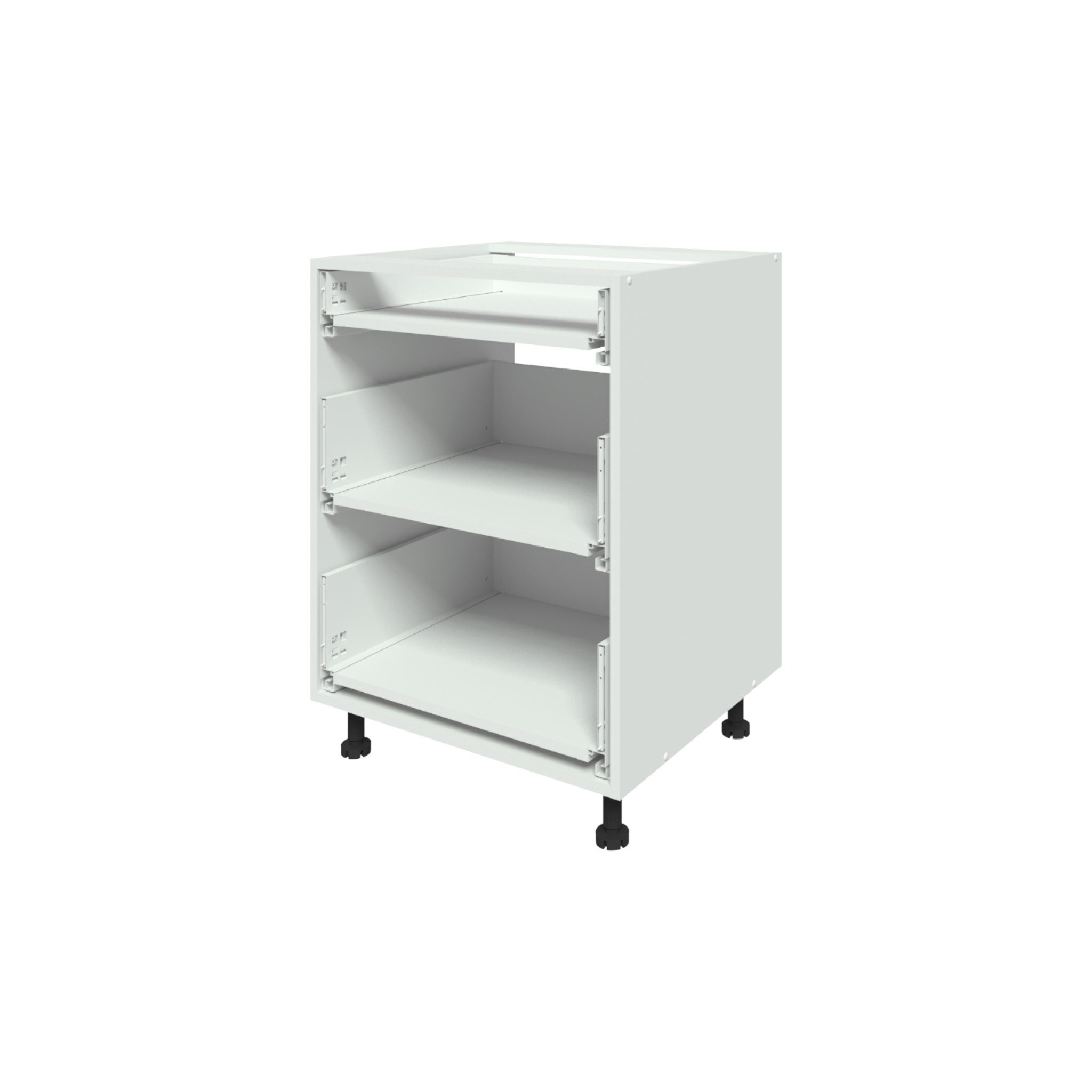 ROYAL24_MARKT Unterschrank – Maximale Ordnung und moderner Komfort (Küchen Unterschrank, 1-St., Lunara – D60S3) Feinste Qualität - Modern - Zeitlos
