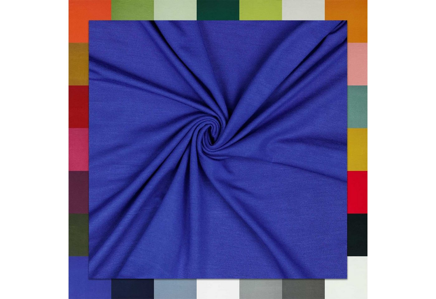 Thumbnail - maDDma Stoff 0,5m Modaljersey Meterware Modalstoff Modal Jersey Tencel™ Modal, blau