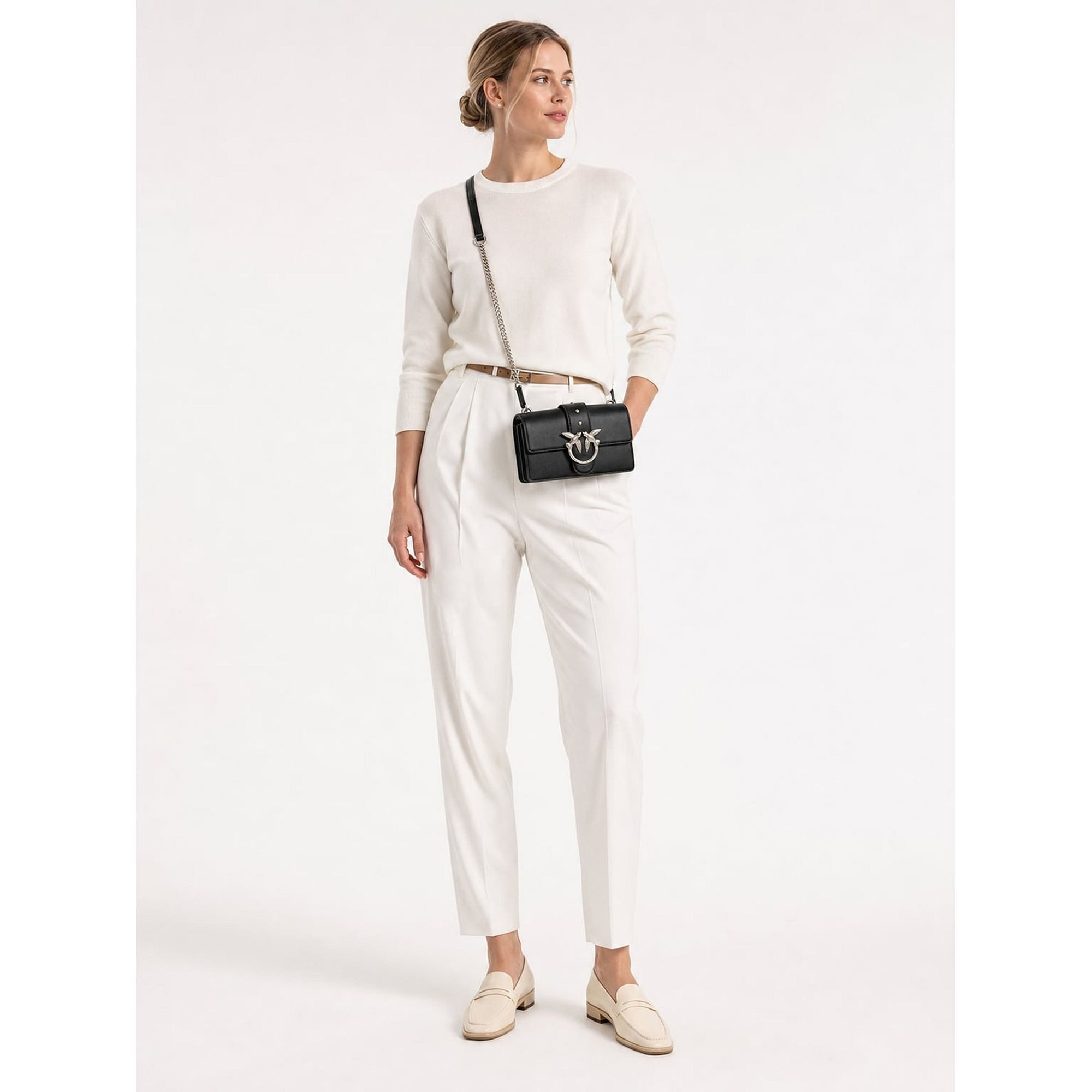 PINKO Umhängetasche Love One, Leder