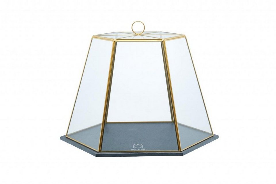 Creative Tops Servierplatte, Glas, Transparent L:27.5cm B:31cm H:25cm Glas