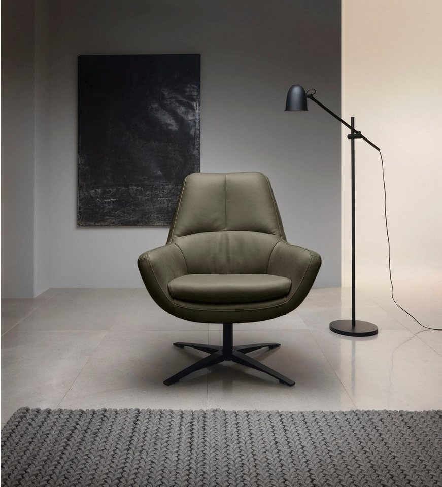 BETYPE Drehsessel Be Organic Standard Back, Loungesessel, in elegantem Design mit Drehfunktion