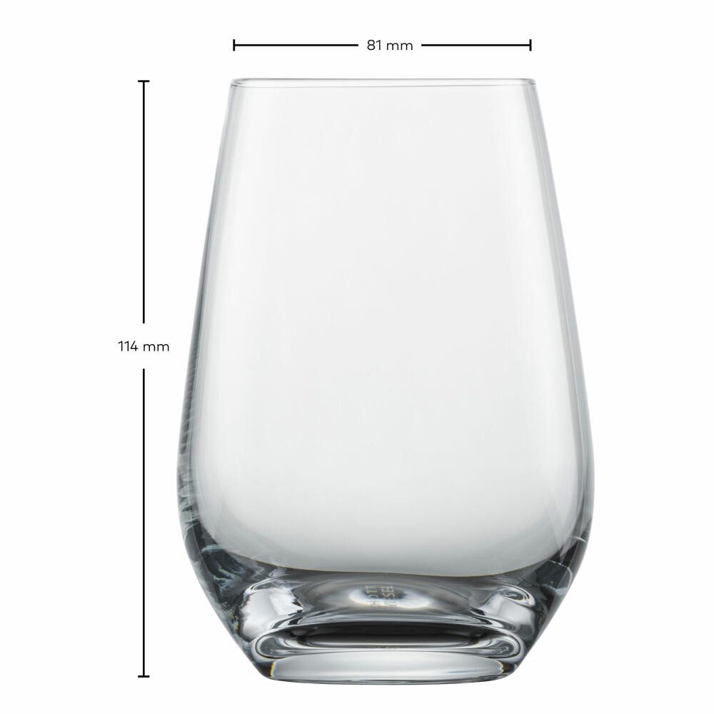 SCHOTT ZWIESEL Becher Forte 4er Set, 397 ml, 4-tlg., Kristallglas