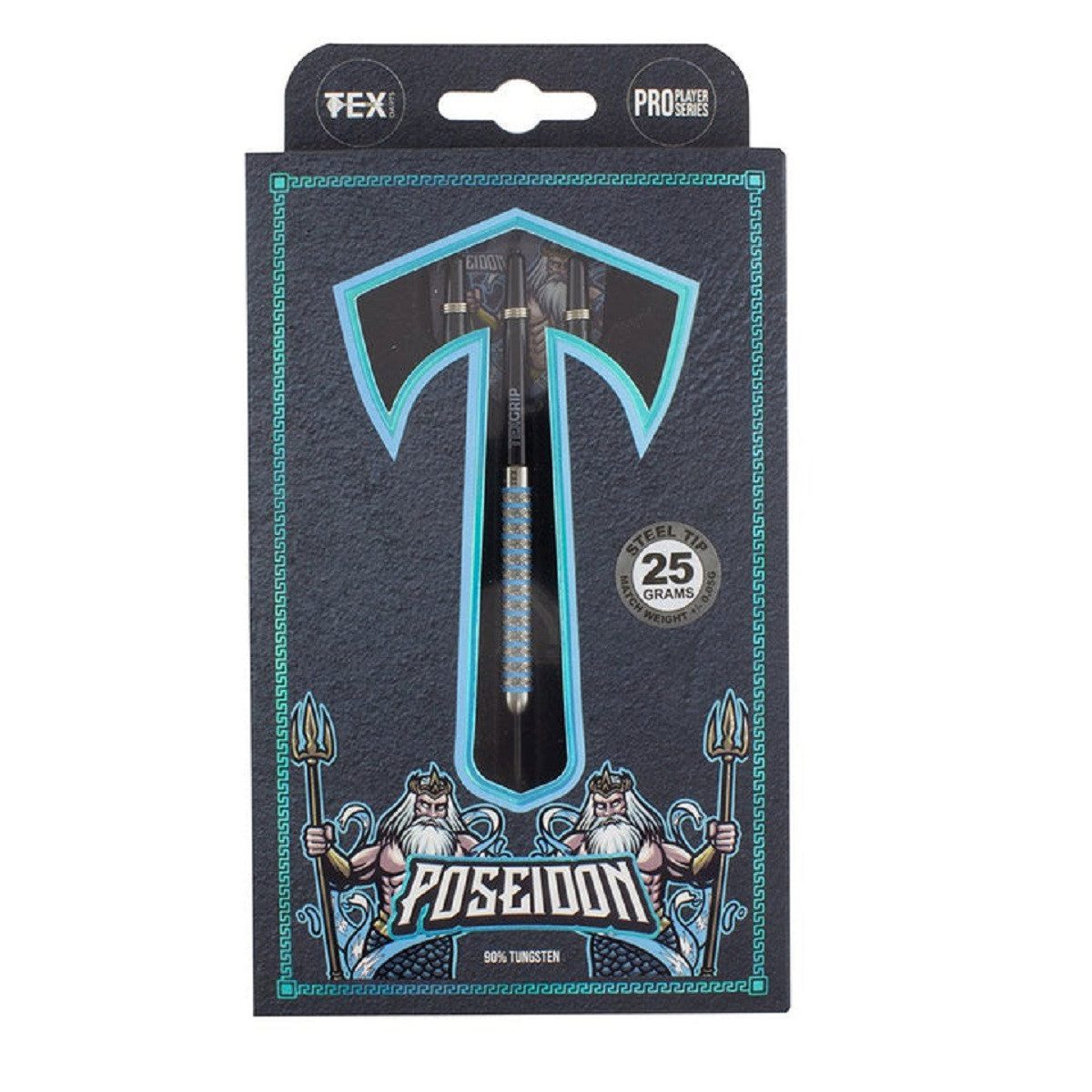 Dartpfeil TEX Poseidon 90% Tungsten Darts 23g