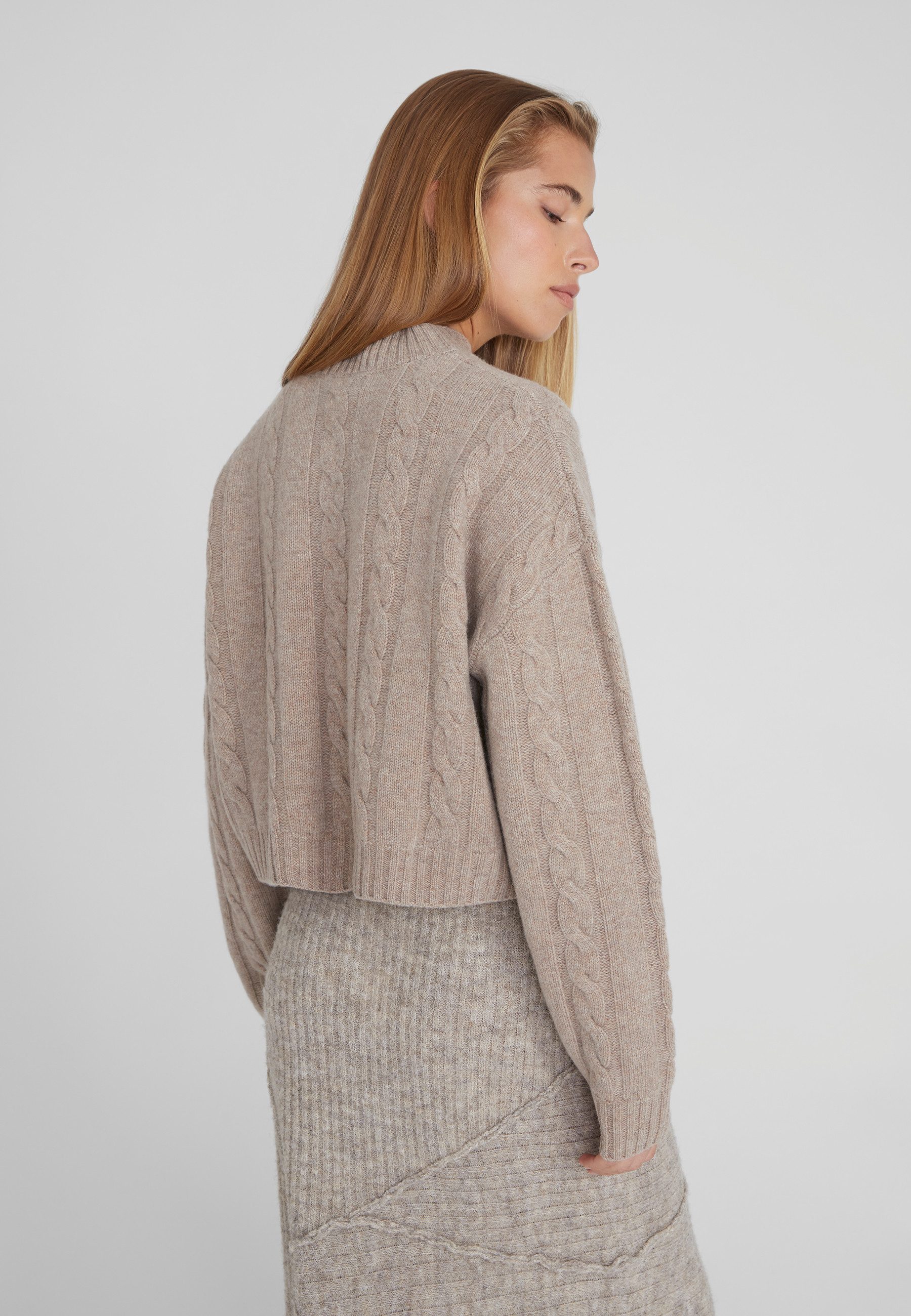 Style Republic Rollkragenpullover Merino- Kaschmir Gemisch OVERSIZED KURZER günstig online kaufen