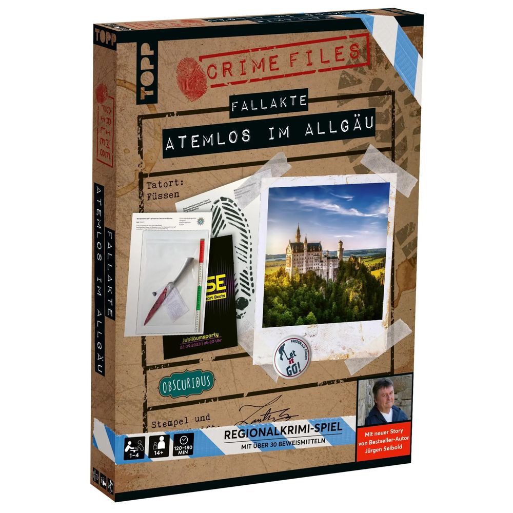 frechverlag Spiel Crime Files - Fallakte: Atemlos im Allgäu