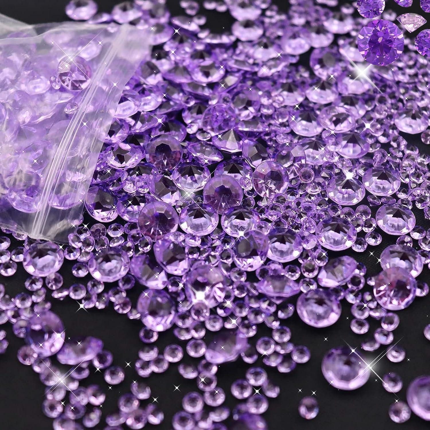 LuxusKollektion Glas Diamanten Deko 4200 Stück Acryl Kristalle Tischdeko Hochzeit Glitzer