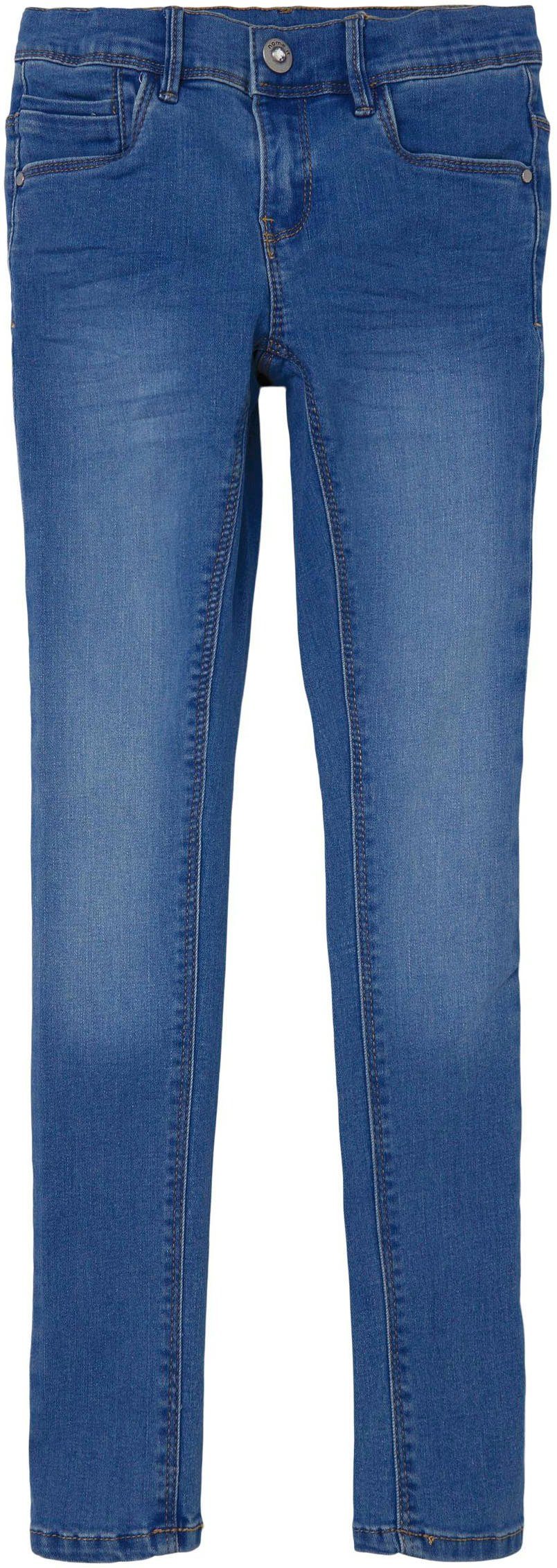 Stretch-Jeans denim DNMATASI medium Name PANT NKFPOLLY blue It