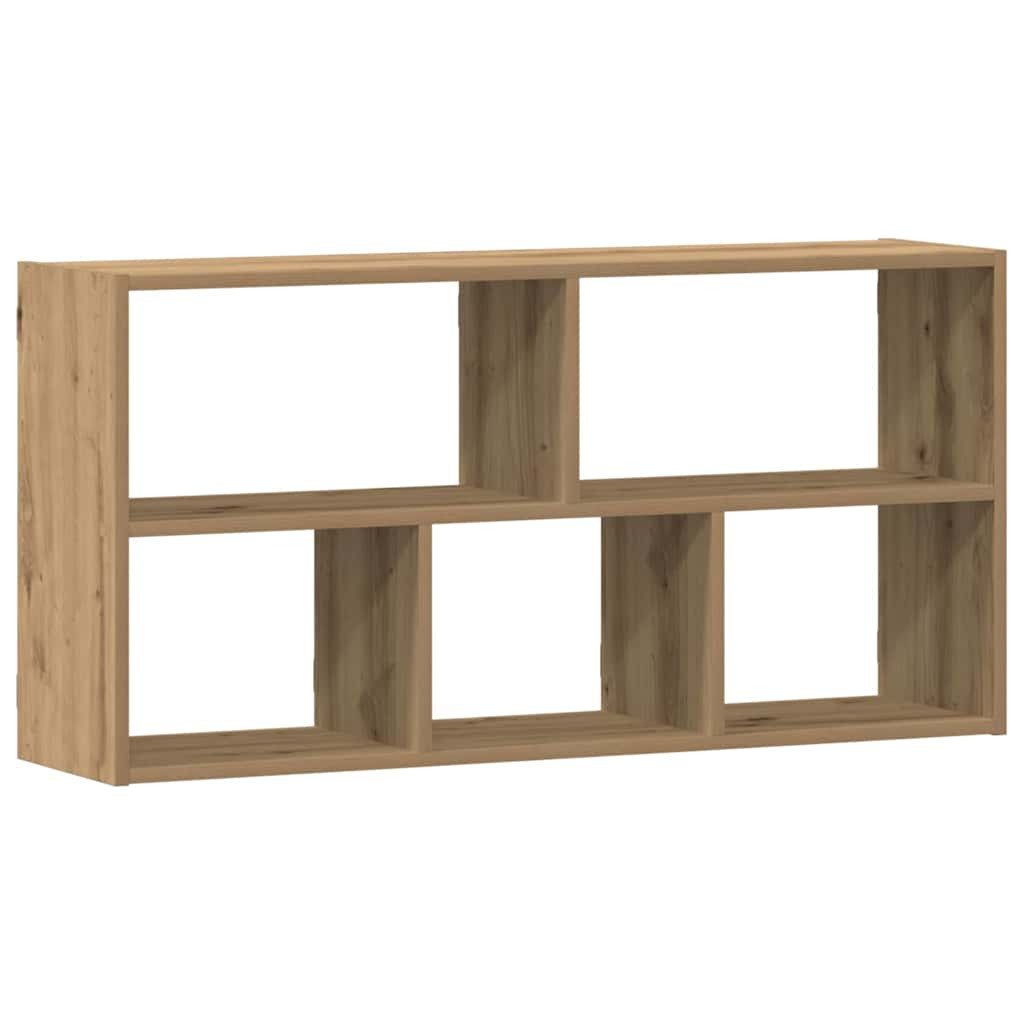 vidaXL Regal Wandregal Artisan-Eiche 100x25x50 cm Holzwerkstoff, 1-tlg.