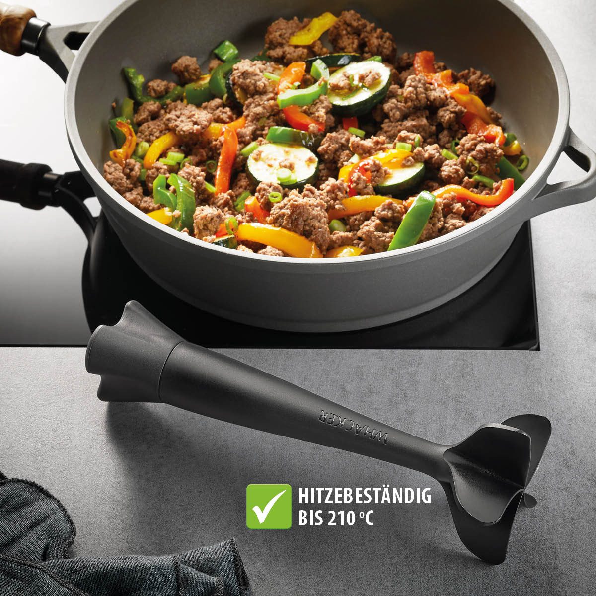 GEFU Kartoffelstampfer Fleisch Zerkleinerer WHACKER Multizerkleinerer Bur – Bild 4 von 5
