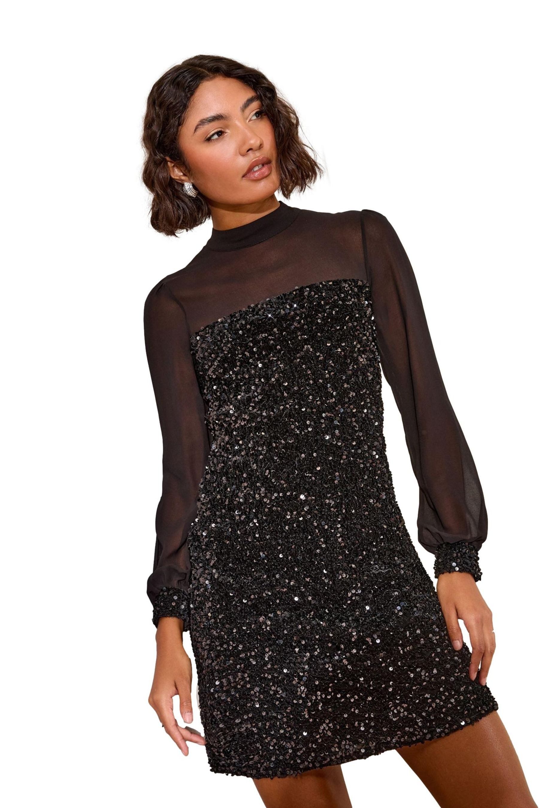 Minikleid Friends Like These Samt-Minikleid, Regular