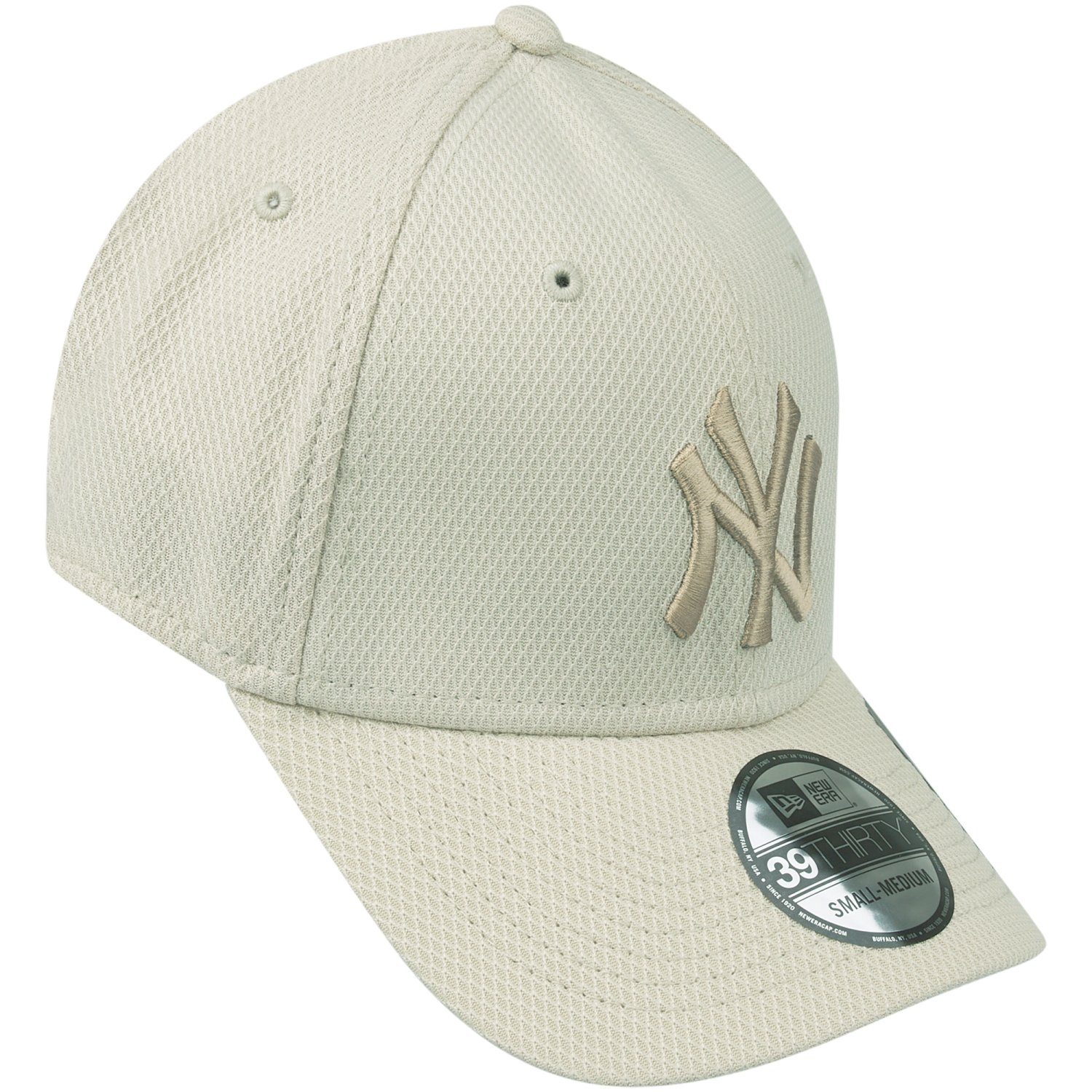 Cap Flex DIAMOND Era York Yankees 39Thirty New Beige New StretchFit