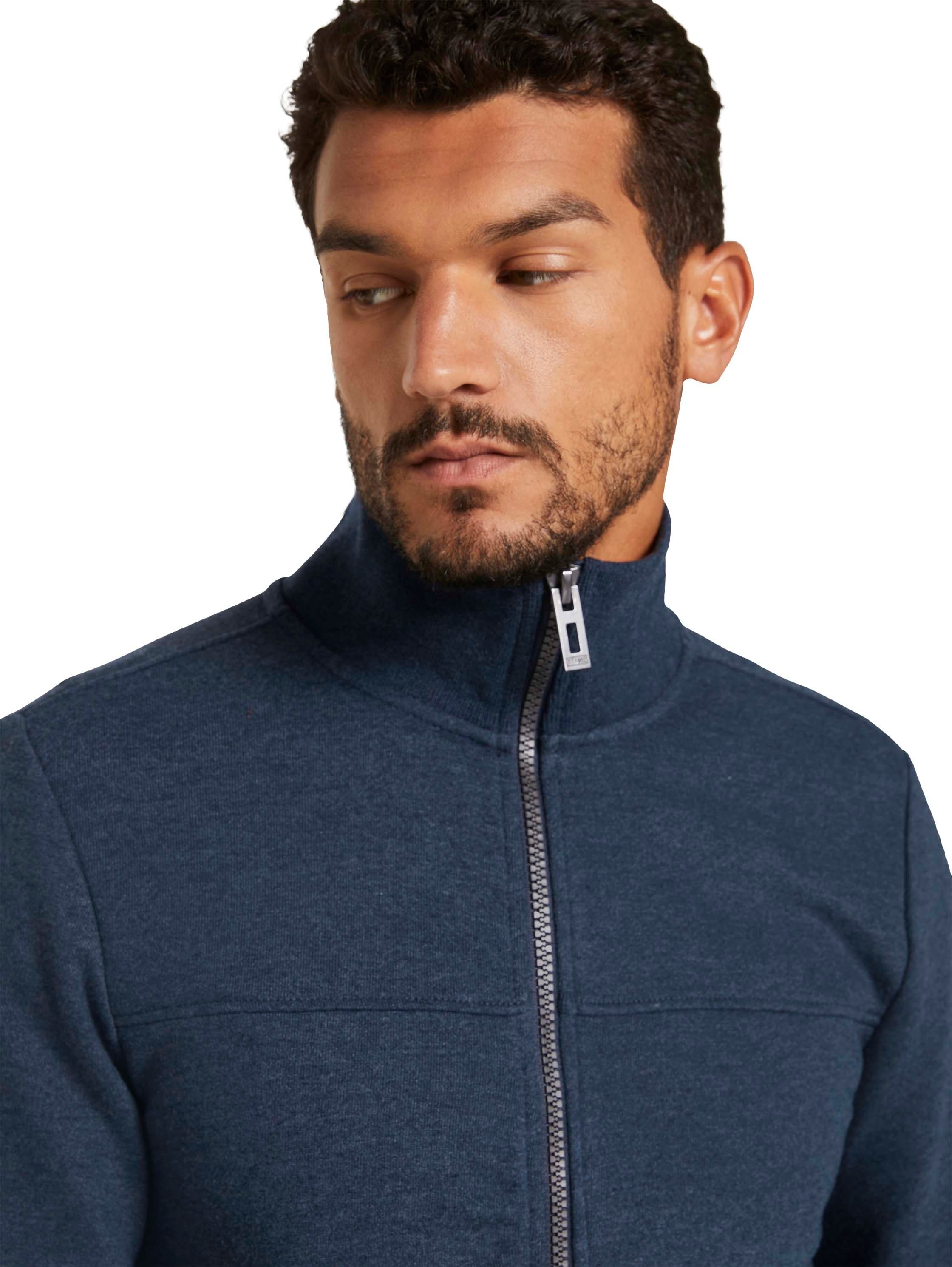 TOM TAILOR Sweatjacke Regular mit halswärmendem Stehkragen – Bild 4 von 5